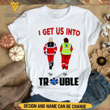 PERSONALIZED PARAMEDIC BESTIES TSHIRT JUL-HQ29