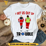 PERSONALIZED PARAMEDIC BESTIES TSHIRT JUL-HQ29