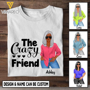 Personalized Best Friend Tshirt Printed For Women NEY98Q