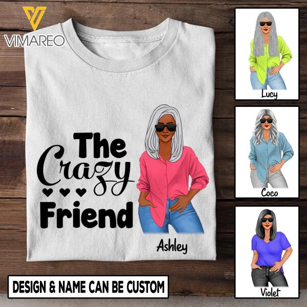 Personalized Best Friend Tshirt Printed For Women NEY98Q