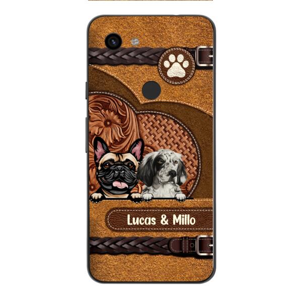 Personalized Dogmom Phonecase Printed 3D