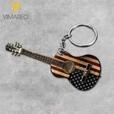 PERSONALIZED GUITAR KEYCHAIN TNVQ0911