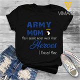 Personalized US Military Mom Printed QT-HC10