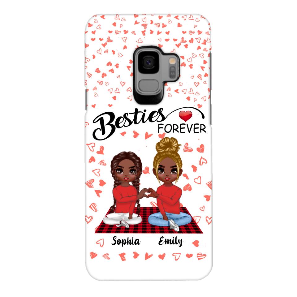 Personalized Besties Forever Phone Case Printed 22FEB-HC25