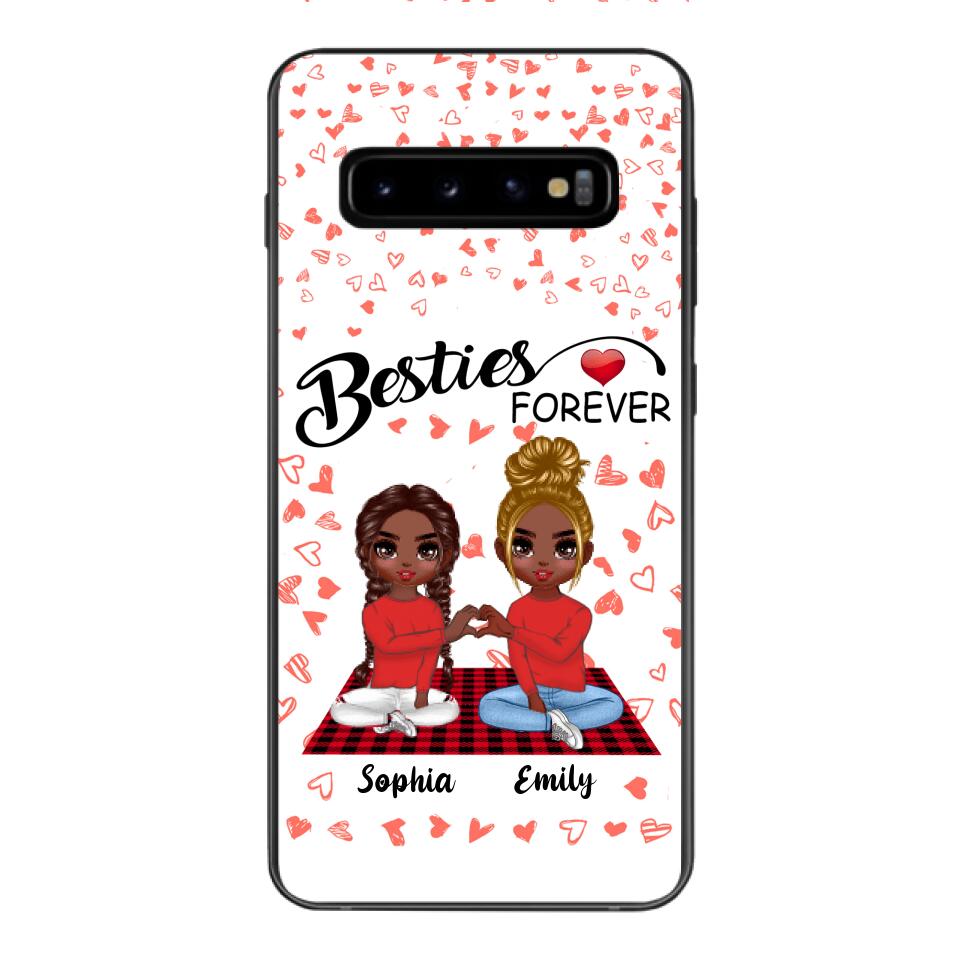 Personalized Besties Forever Phone Case Printed 22FEB-HC25