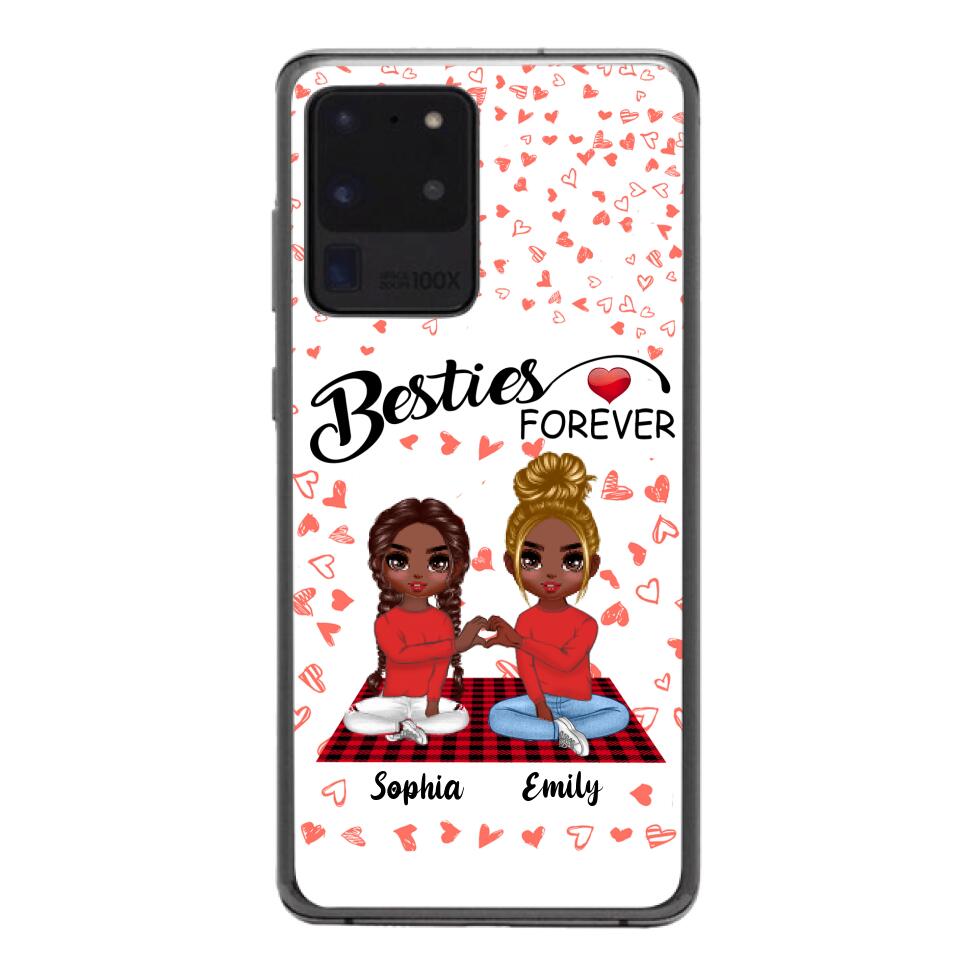 Personalized Besties Forever Phone Case Printed 22FEB-HC25