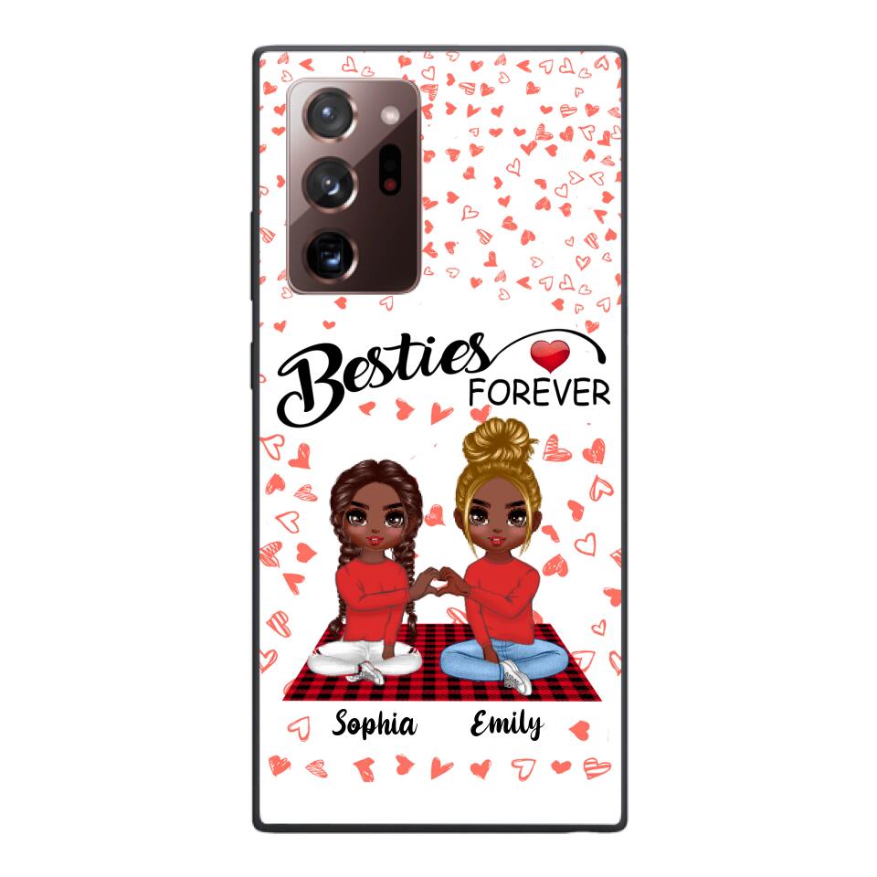 Personalized Besties Forever Phone Case Printed 22FEB-HC25