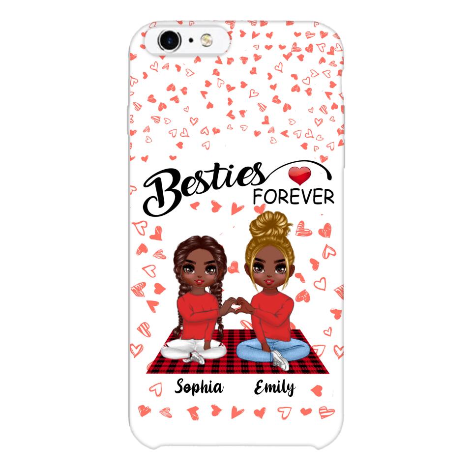 Personalized Besties Forever Phone Case Printed 22FEB-HC25