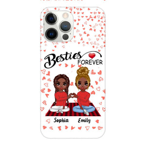 Personalized Besties Forever Phone Case Printed 22FEB-HC25