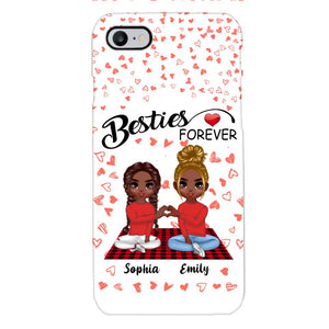 Personalized Besties Forever Phone Case Printed 22FEB-HC25