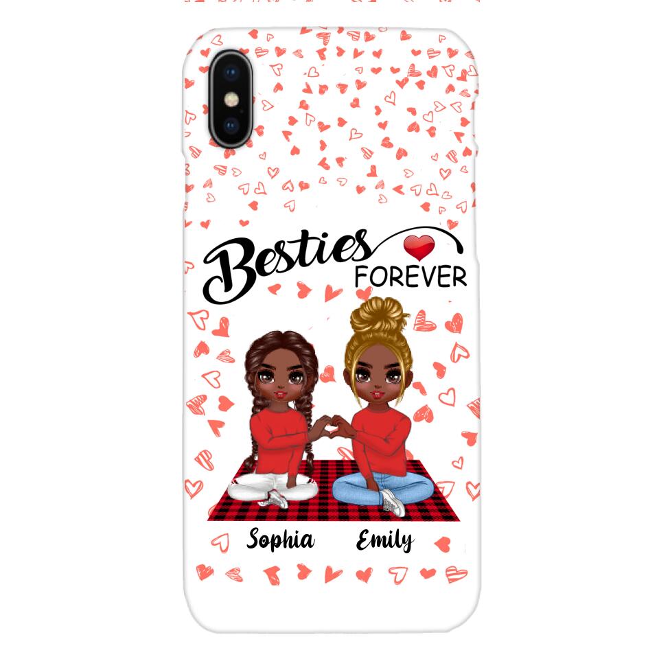 Personalized Besties Forever Phone Case Printed 22FEB-HC25