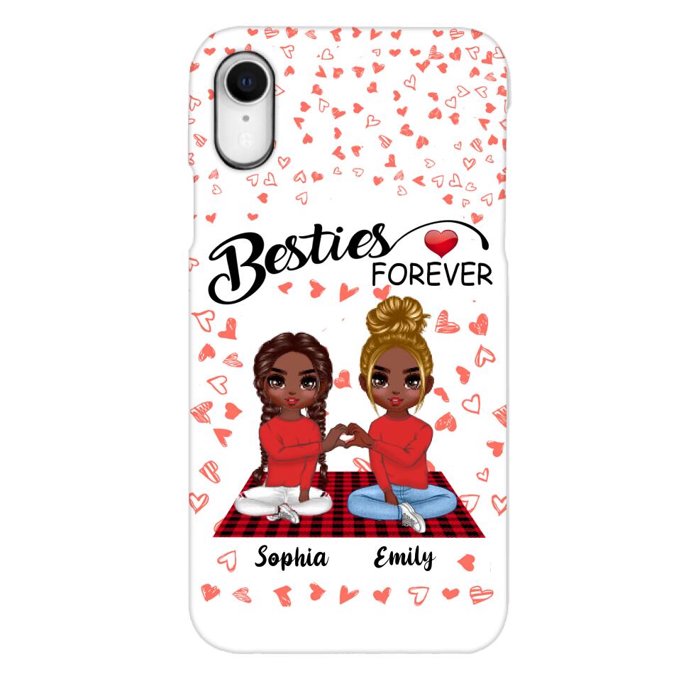 Personalized Besties Forever Phone Case Printed 22FEB-HC25