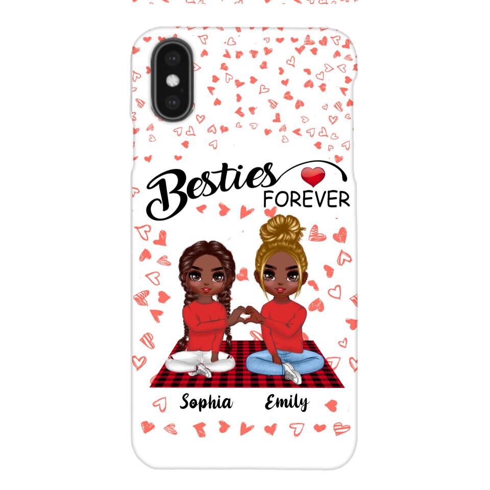 Personalized Besties Forever Phone Case Printed 22FEB-HC25