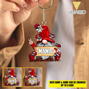 PERSONALIZED GRAND KID NAME BUGS KEYCHAIN QTMQ0403