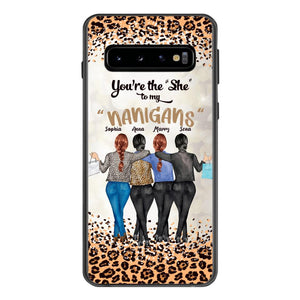 Personalized Besties Best Friends "She" To My "Nanigans" Phone Case Printed 22MAR-HC09