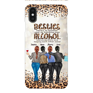 Personalized Besties Alcohol Phone Case Printed 22MAR-HC10