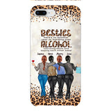 Personalized Besties Alcohol Phone Case Printed 22MAR-HC10