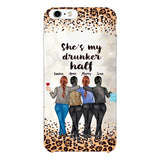 Personalized Besties Drunk Half Phone Case Printed 22MAR-HC10