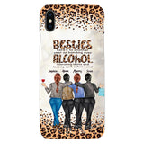 Personalized Besties Alcohol Phone Case Printed 22MAR-HC10