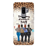 Personalized Besties Drunk Half Phone Case Printed 22MAR-HC10