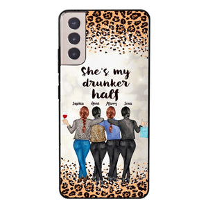 Personalized Besties Alcohol Phone Case Printed 22MAR-HC10