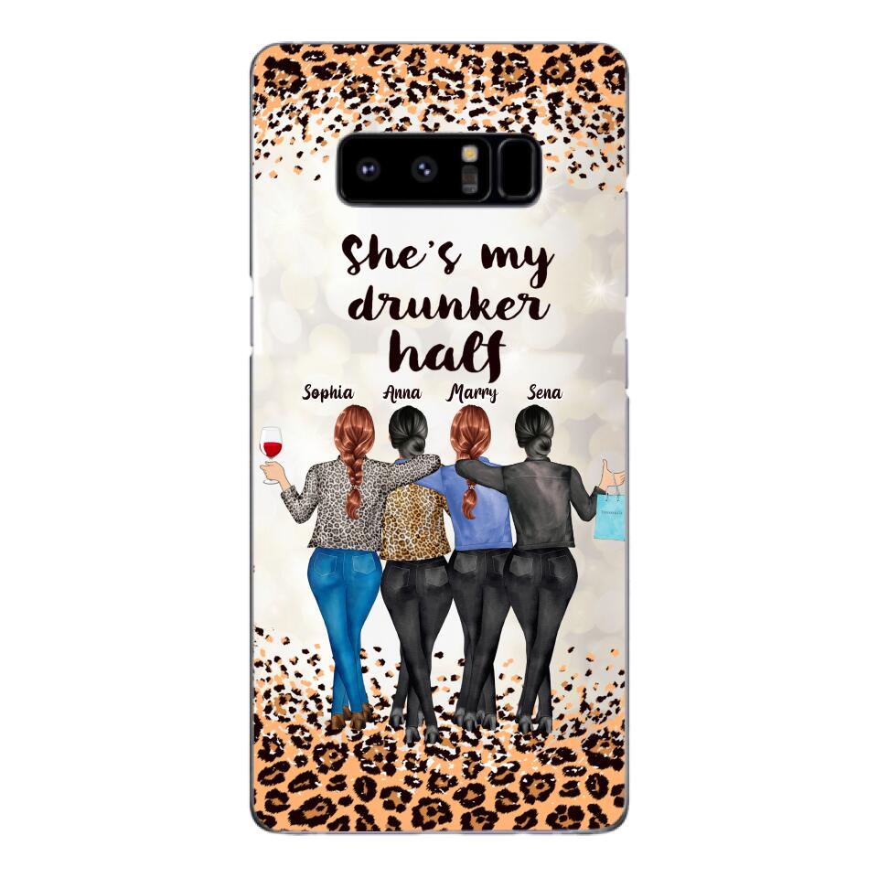 Personalized Besties Alcohol Phone Case Printed 22MAR-HC10