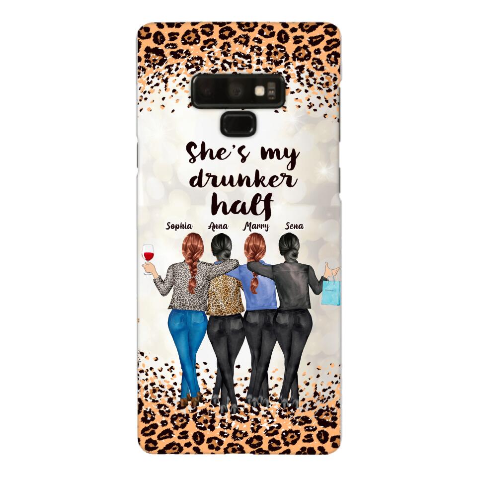 Personalized Besties Alcohol Phone Case Printed 22MAR-HC10