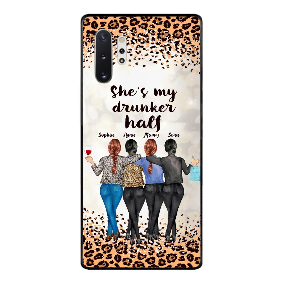 Personalized Besties Alcohol Phone Case Printed 22MAR-HC10