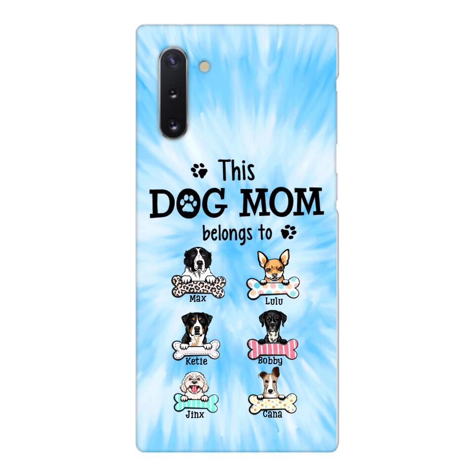 PERSONALIZED THIS DOG MOM BELONGS TO PHONECASE MTMQ1703