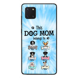 PERSONALIZED THIS DOG MOM BELONGS TO PHONECASE MTMQ1703