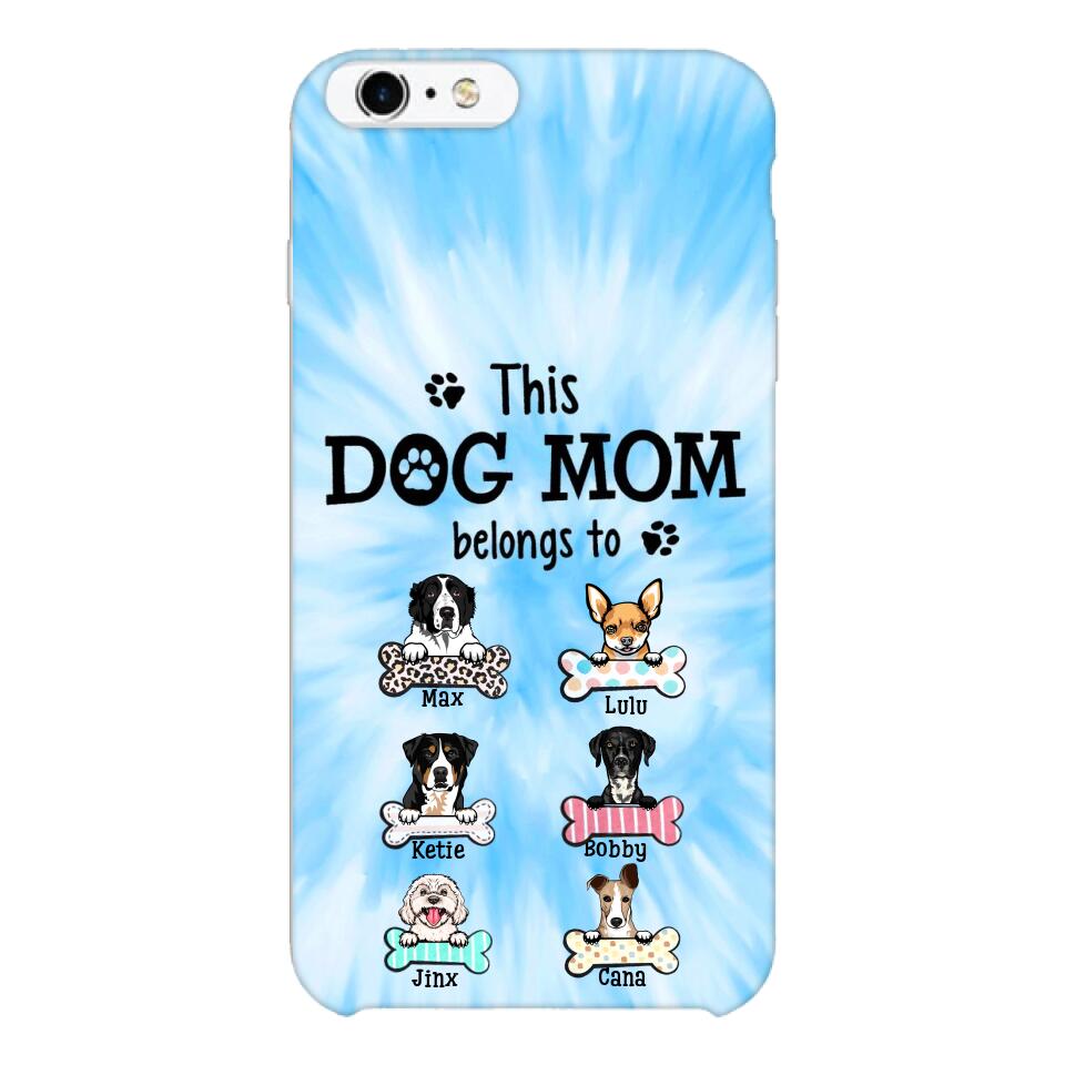 PERSONALIZED THIS DOG MOM BELONGS TO PHONECASE MTMQ1703