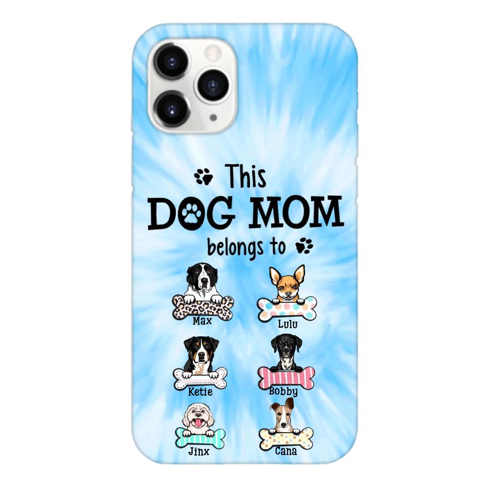 PERSONALIZED THIS DOG MOM BELONGS TO PHONECASE MTMQ1703