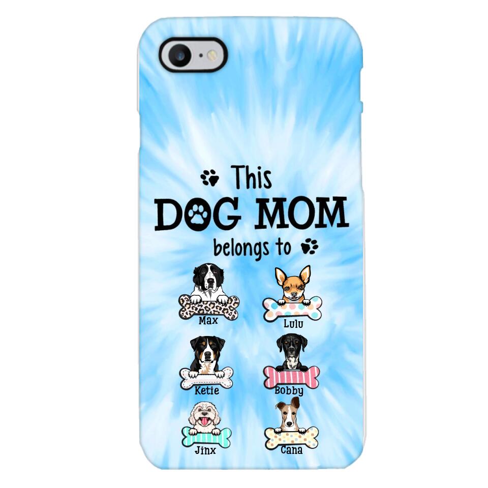 PERSONALIZED THIS DOG MOM BELONGS TO PHONECASE MTMQ1703