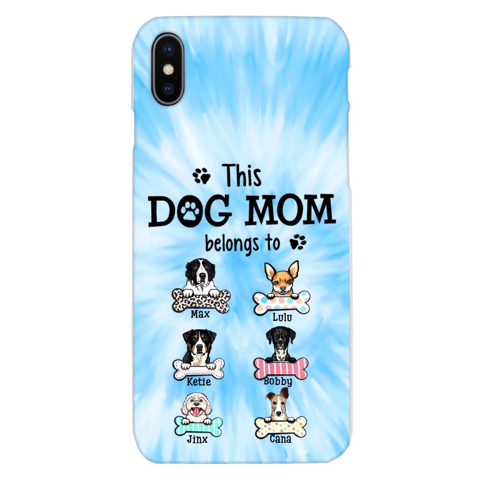 PERSONALIZED THIS DOG MOM BELONGS TO PHONECASE MTMQ1703