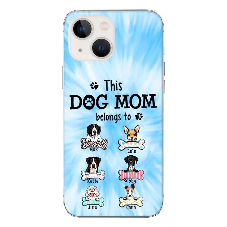 PERSONALIZED THIS DOG MOM BELONGS TO PHONECASE MTMQ1703