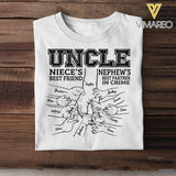 Personalized Uncle Niece's Best Friend Nephew's Best Partner in Crime Tshirt QTDT1804