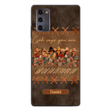 Personalized Cowgirl God Says You Are Phone Case Printed 22APR-DT27