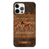 Personalized Cowgirl God Says You Are Phone Case Printed 22APR-DT27