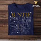 PERSONALIZED AUNTIE NIECE'S BEST FRIEND NEPHEW'S BEST PARTNER IN CRIME KID NAME TSHIRT QTDT0405