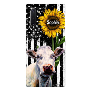 Personalized Cow Lover Phone Case Printed 22MAY-HQ07