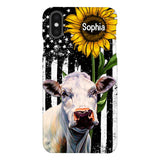 Personalized Cow Lover Phone Case Printed 22MAY-HQ07