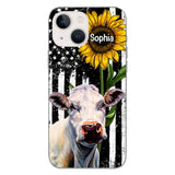 Personalized Cow Lover Phone Case Printed 22MAY-HQ07