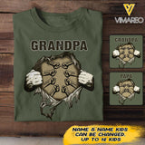 Personalized Grandpa Tshirt Printed 22MAY-LN25