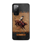 Personalized Cattle Riding Upload Photo Phonecase QTHC3105