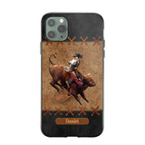 Personalized Cattle Riding Upload Photo Phonecase QTHC3105