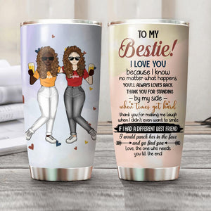 Personalized To My Bestie I Love You Tumbler Printed QTMA2007