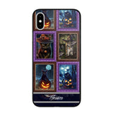 Personalized Cat Picture Halloween Phone Case Printed NQDT0909