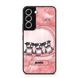 Personalized Dog Heart Feather Phone Case Printed NQDT0909