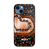 Personalized Halloween Heart Kid Phone Case Printed NQDT1009