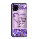 Personalized I Like Dogs And Elephants And Maybe 3 People Phone Case Printed NQVQ1009